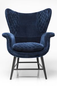 KARE Design :: Fotel Tudor Blue Velvet