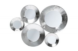 KARE Design :: Lustro Circoli Cinque Silver 46x62cm - chrom || Kare design :: Lustro Circoli Cinque