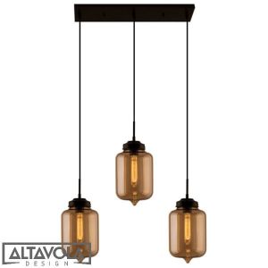 Altavola :: Żyrandol LONDON LOFT NO.2 CLB bursztynowy