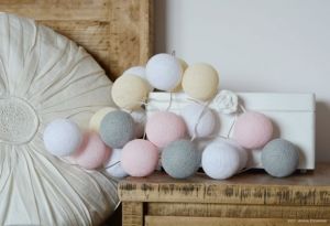 Cotton Ball Lights : Lace lake 50 kul - 50 kul
