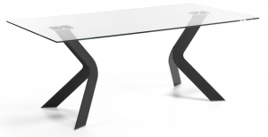 LaForma :: Stół VIRGINIA 200 x 100 cm Nogi Epoksydowe Czarne