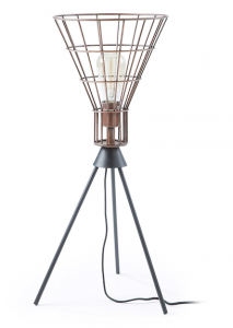 LaForma :: Lampa stołowa Cassia miedziana