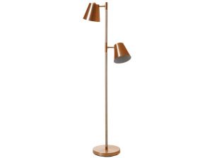 Leitmotiv :: Lampa Podłogowa Rubi Brushed Copper