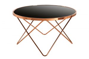 Stolik Stellar 85 cm - miedziany - wzór 2