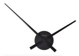 Nextime :: Zegar Ścienny Mini Hands Ø 41 cm czarny