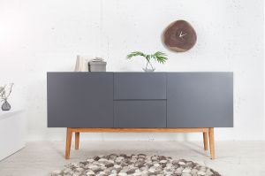 Komoda Stockholm 150 cm szara
