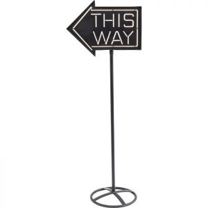 KARE Design :: Dekoracja świetlna (znak) Way Out  LED