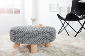 Stolik Knitted - szary