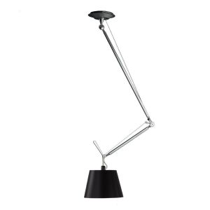 Artemide :: Tolomeo sospensione decentrata (z abażurem czarnym \'32) - czarny 32cm