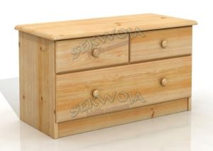 Komoda sosnowa Emil 2+1