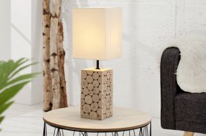 Lampa stołowa Mozaika- drewno
