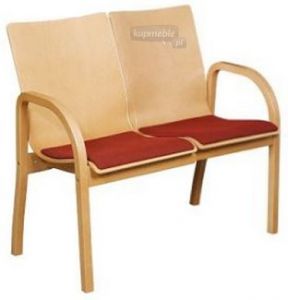 Ławka poczekalniana Hubert Duo Wood NS