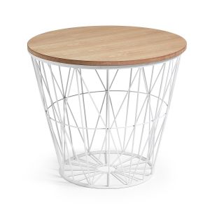 LaForma :: Stolik ALBERN Ø55cm biały
