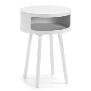 LaForma :: Stolik BRUK Ø40 cm biały