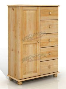 Bieliźniarka sosnowa 5/1 na kulach