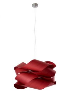 LZF :: Lampa wisząca Link Duża 69x40 cm czerwona - czerwony