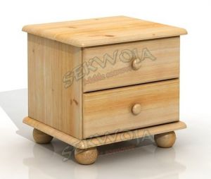 Komoda sosnowa Emil 2 na kulach