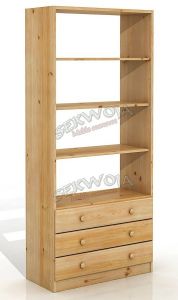 Regał sosnowy 3S