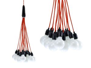 Leitmotiv :: Lampa Wisząca Bundle Light Red, projekt L. Cuppen