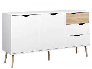 Duża komoda Oslo 3+2 w stylu skandynawskim