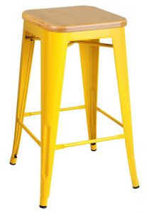 Metalowy hoker Tower Wood 65 cm