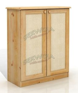 Komoda sosnowa Rattan 2D