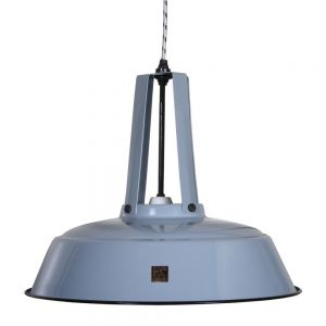 HK Living :: Przemysłowa lampa Workshop szara, rozm. L - szara