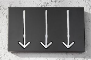 Wieszak Arrow 3 Black - 3 czarny