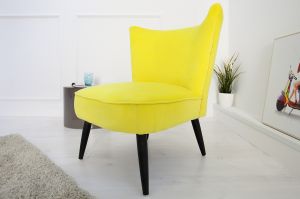 Fotel Pop Yellow - żółty
