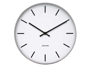Karlsson :: Zegar Ścienny Station Classic Steel