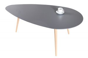 Stolik kawowy Astoria 115cm - grafitowy - 115cm szary