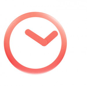 Nextime :: Zegar Ścienny Focus Ø 25cm Czerwony