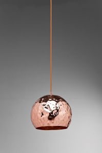 KARE Design :: Lampa wisząca Rumble Copper Round - 22 x 25 x 25 cm