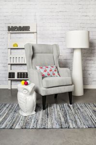 Fotel klasyczny Comforty grey (szary)
