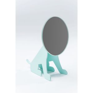 KARE Design :: Lusterko Mirror Dog Face miętowe