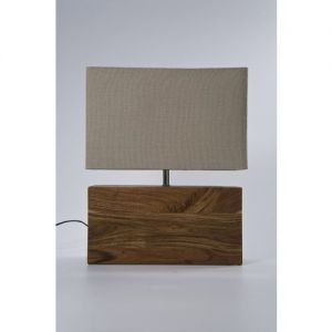 KARE Design :: Lampa stołowa Rectangluar Wood Nature