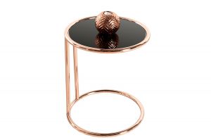 Stolik Modern Glass - miedziany
