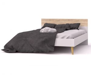 Łóżko Oslo 140x200 w stylu skandynawskim