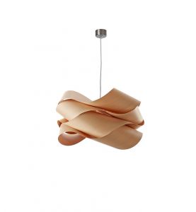LZF :: Lampa wisząca Link Mała 46x28 (Beech) - pomarańczowy || Beech