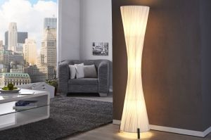 Lampa podłogowa Spiral 160 cm biała