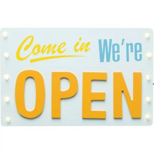KARE Design :: Lampa ścienna We\'re Open LED