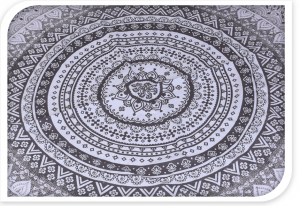 Ręcznik India 150 cm- brązowy