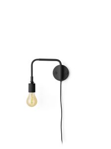 MENU :: Lampa ścienna Warren czarna 36 cm - czarny