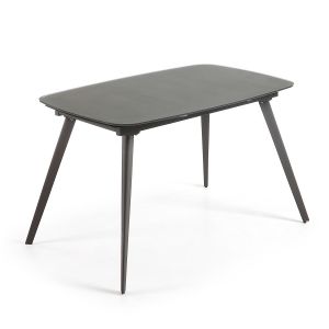 LaForma :: Stół rozkładany SNUGG 140(210) x 88cm czarny - wysokość: 75 cm || głębokość: 88 cm || sze