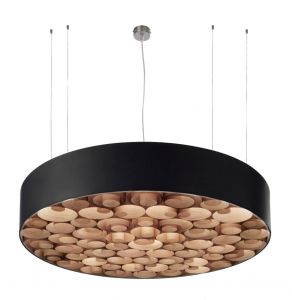 LZF :: Lampa wisząca Spiro z akrylem duża ze ściemniaczem i pilotem