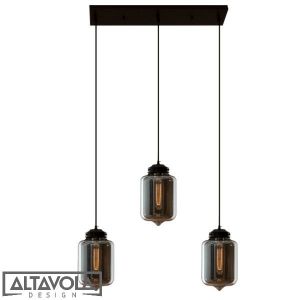 Altavola :: Żyrandol LONDON LOFT NO.2 CLS dymny