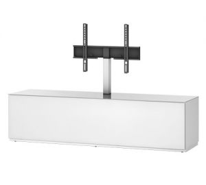 Stolik RTV ST161 WHT z uchwytem