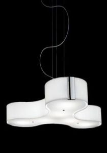 Studio Italia Design :: Tris SO 2 biała z połyskiem sufitowa - biała SO2