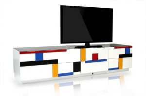 Nowoczesny stolik RTV Blues B078 Mondrian
