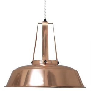 HK Living :: Przemysłowa lampa Workshop miedziana, rozm. L - miedziana L